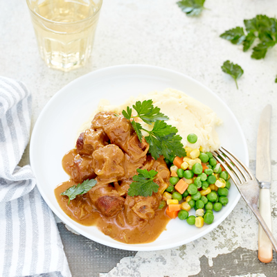 Curried Sausages Curried Sausages